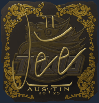 Sticker | Jee (dorada) | Austin 2025