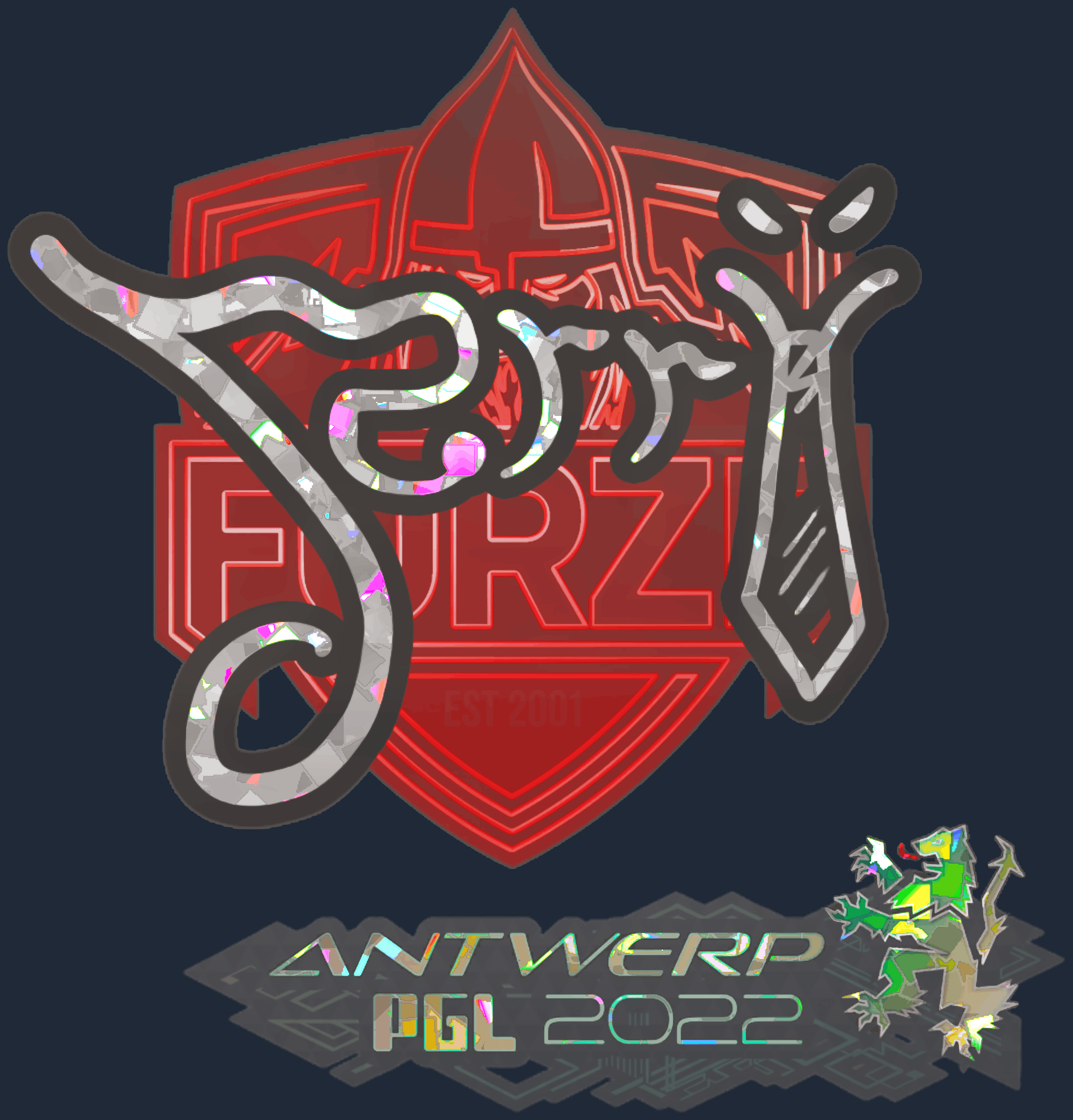 Sticker | Jerry (Glitter) | Antwerp 2022