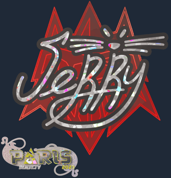 Sticker | Jerry (purpurina) | París 2023