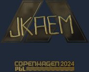 Sticker | jkaem (Gold) | Copenhagen 2024