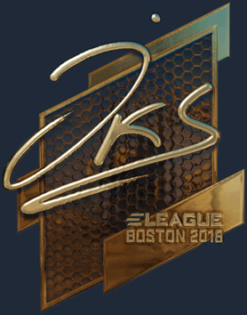 Sticker | jks (Gold) | Boston 2018