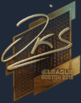 Sticker | jks (Gold) | Boston 2018