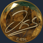 Sticker | jks (Gold) | Katowice 2019 image