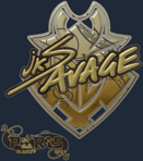 Sticker | jks (Gold) | Paris 2023