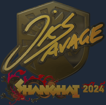 Sticker | jks (Gold) | Shanghai 2024