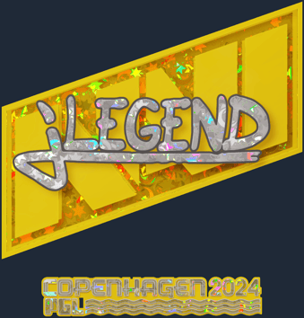 Sticker | jL (purpurina) | Copenhague 2024