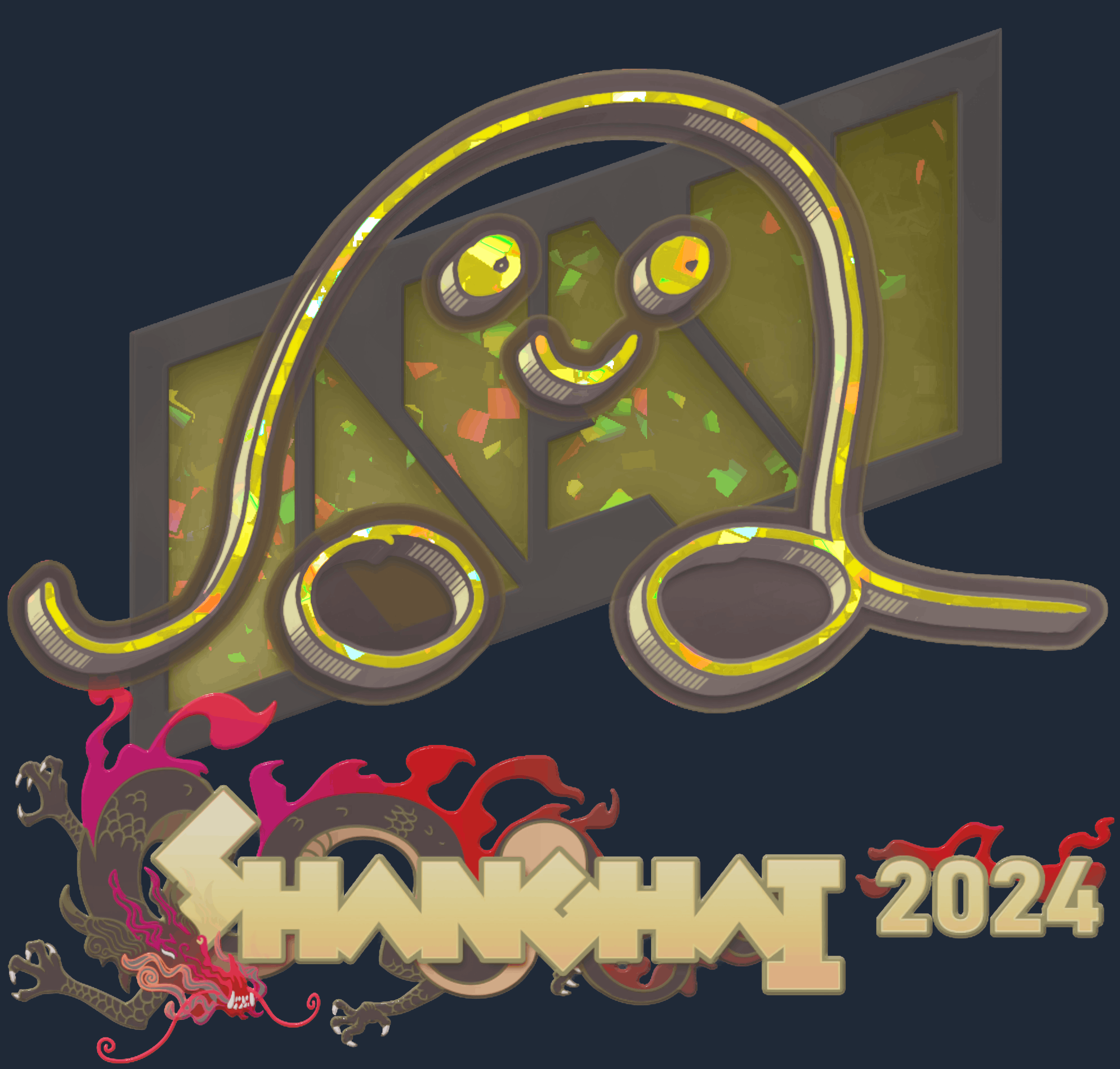 Sticker | jL (Glitter) | Shanghai 2024