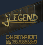 Sticker | jL (Gold, Champion) | Copenhagen 2024