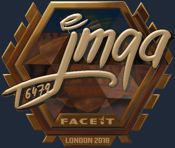 Sticker | jmqa (Gold) | London 2018