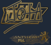 Sticker | JOTA (Gold) | Antwerp 2022