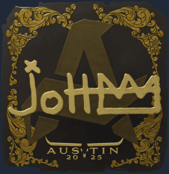 Sticker | jottAAA (dorada) | Austin 2025