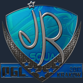 Sticker | jR (reflectante) | Cracovia 2017