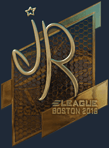 Sticker | jR (Gold) | Boston 2018