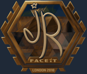Sticker | jR (Gold) | London 2018