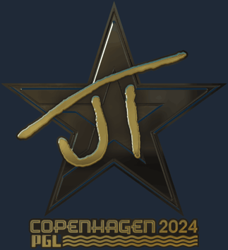 Sticker | JT (dorada) | Copenhague 2024