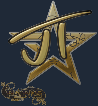 Sticker | JT (dorada) | París 2023