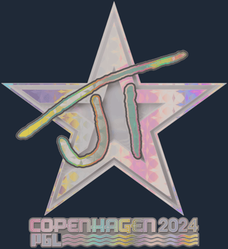 Sticker | JT (holográfica) | Copenhague 2024