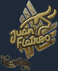 Sticker | juanflatroo (Gold) | Paris 2023