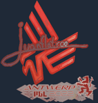 Sticker | juanflatroo (Holo) | Antwerp 2022