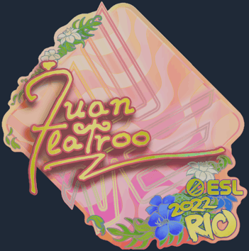 Sticker | juanflatroo (holográfica) | Río 2022