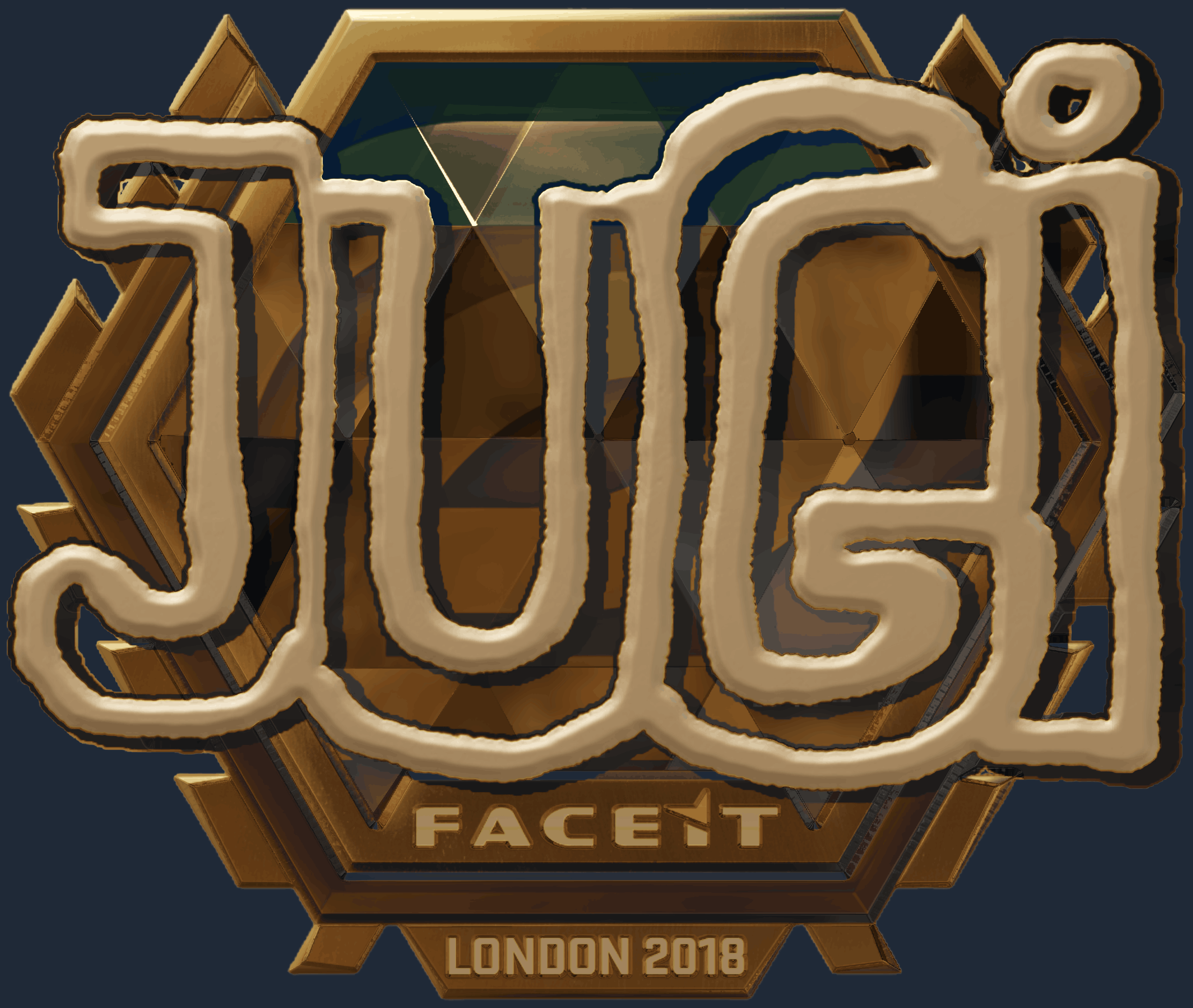 Sticker | JUGi (Gold) | London 2018