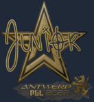 Sticker | junior (Gold) | Antwerp 2022