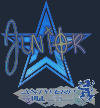 Sticker | junior (holográfica) | Amberes 2022