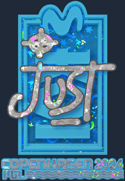 Sticker | JUST (purpurina) | Copenhague 2024