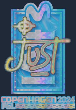 Sticker | JUST (ホログラム) | Copenhagen 2024