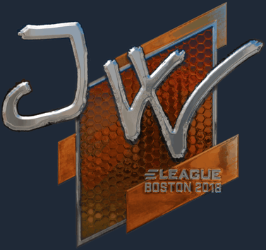 Sticker | JW (reflectante) | Boston 2018