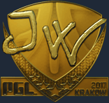 Sticker | JW (Gold) | Krakow 2017