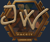 Sticker | JW (Gold) | London 2018