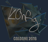 Sticker | k0nfig (Foil) | Cologne 2016