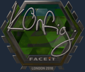 Sticker | k0nfig (Foil) | London 2018
