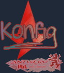 Sticker | k0nfig (Holo) | Antwerp 2022