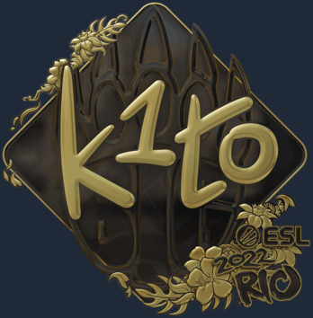 Sticker | k1to (dorada) | Río 2022