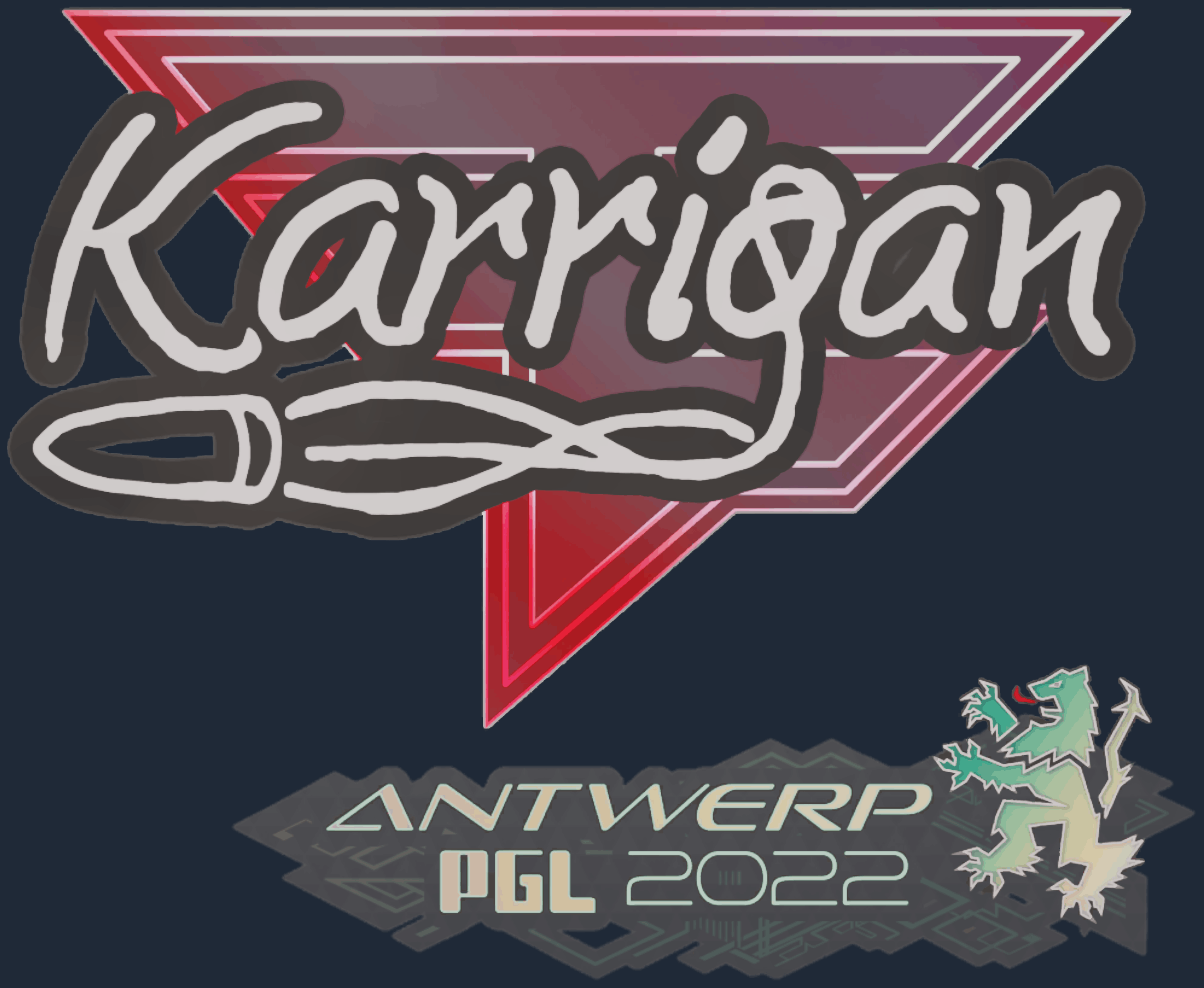 Sticker | karrigan | Antwerp 2022