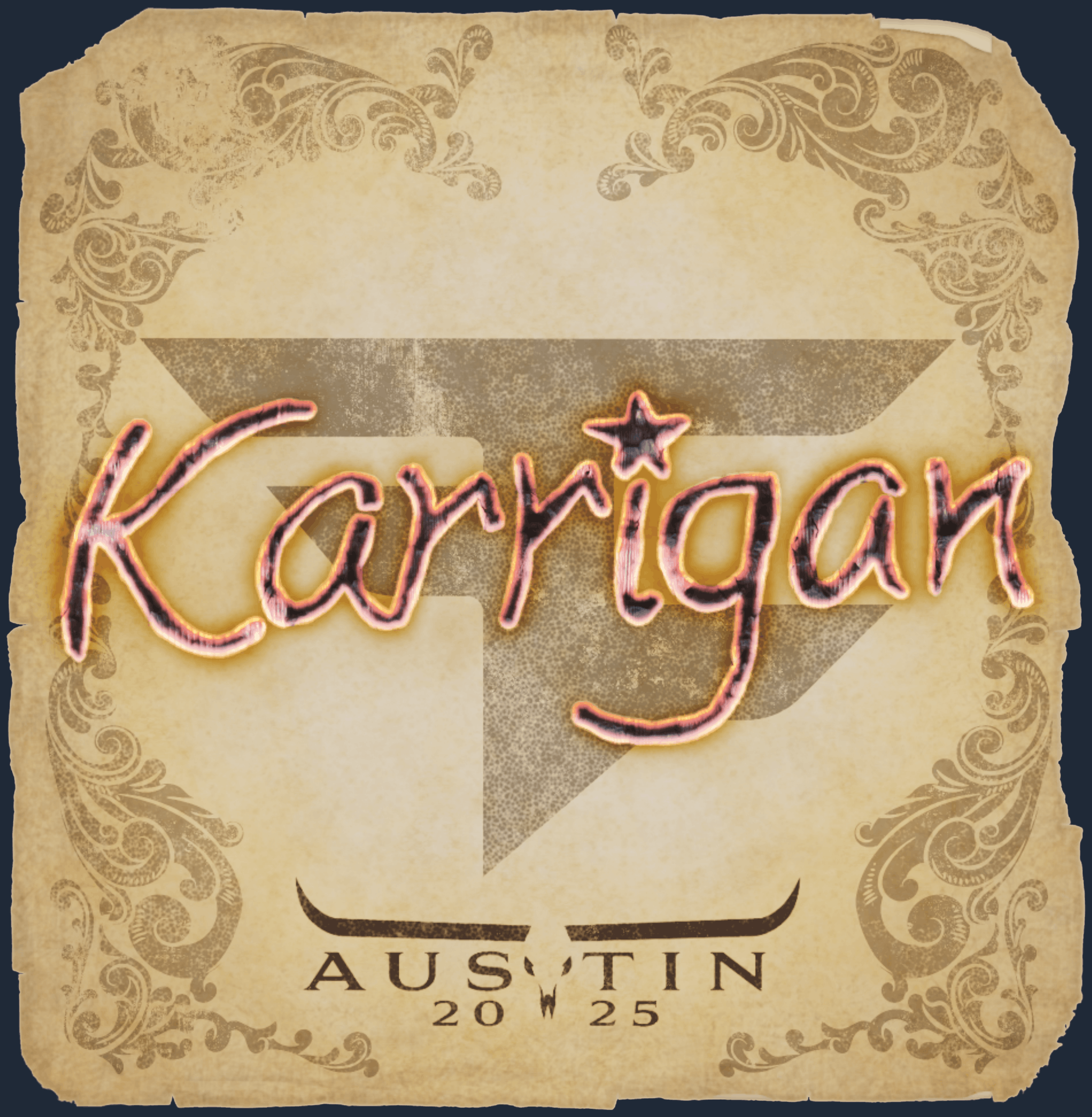Sticker | karrigan | Austin 2025