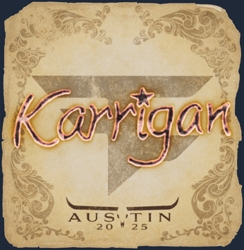 Sticker | karrigan | Austin 2025
