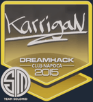 Sticker | karrigan | Cluj-Napoca 2015