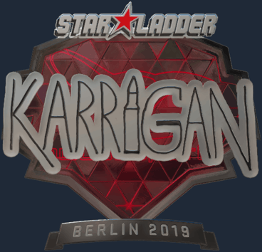 Sticker | karrigan (Foil) | Berlin 2019