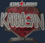 Sticker | karrigan (Foil) | Berlin 2019