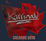 Sticker | karrigan (Foil) | Cologne 2016 image