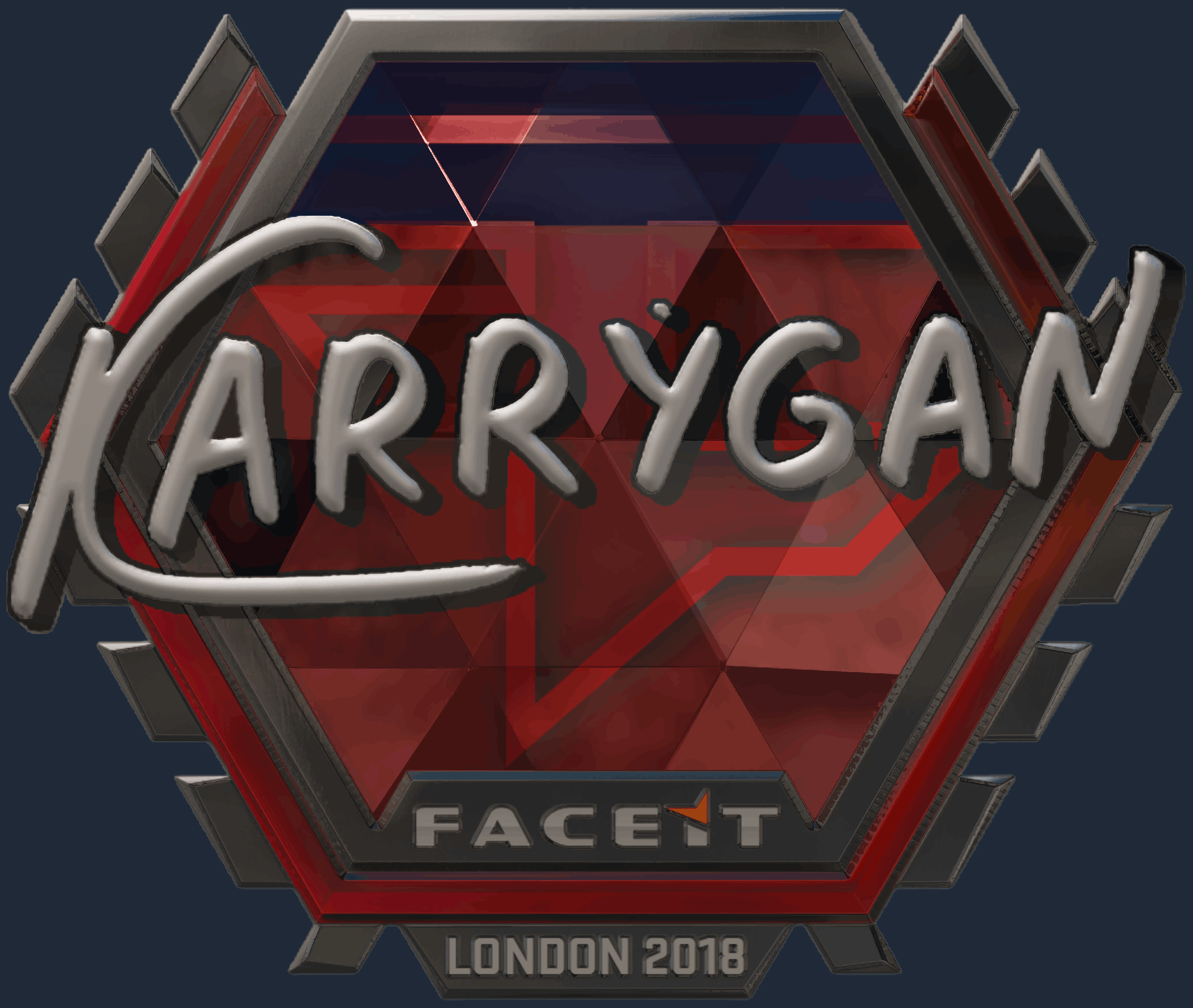 Sticker | karrigan (Foil) | London 2018