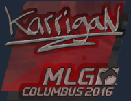 Sticker | karrigan (Foil) | MLG Columbus 2016
