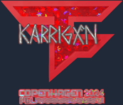 Sticker | karrigan (Glitter) | Copenhagen 2024