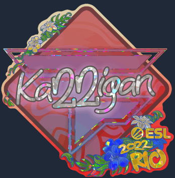 Sticker | karrigan (purpurina) | Río 2022