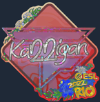 Sticker | karrigan (Glitter) | Rio 2022