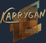 Sticker | karrigan (Gold) | Boston 2018