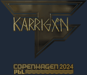 Sticker | karrigan (Gold) | Copenhagen 2024